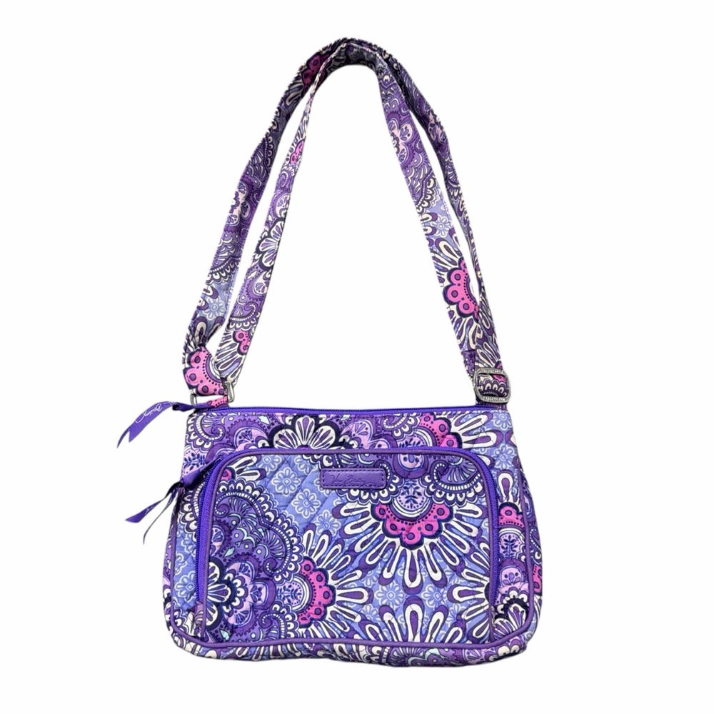 Y2K Vera Bradley Purple Paisley Mini Shoulder Bag 💜